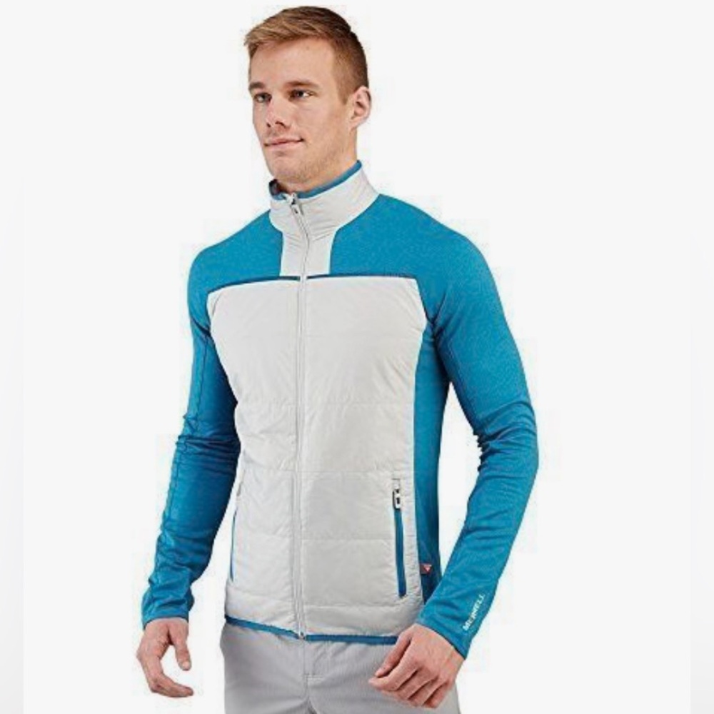Merrell Endothermic packable hybrid jacket xxl blue gray